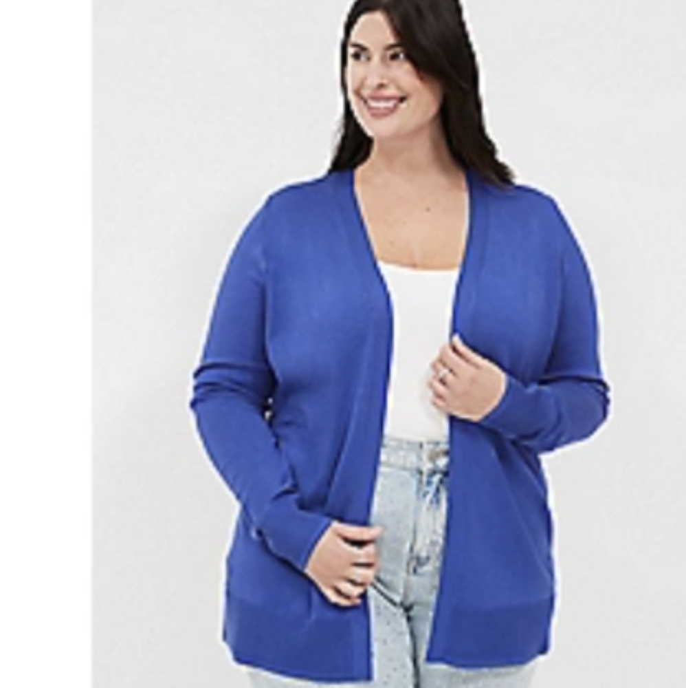 NWOT Open Front Lane Bryant Cardigan size 14/16